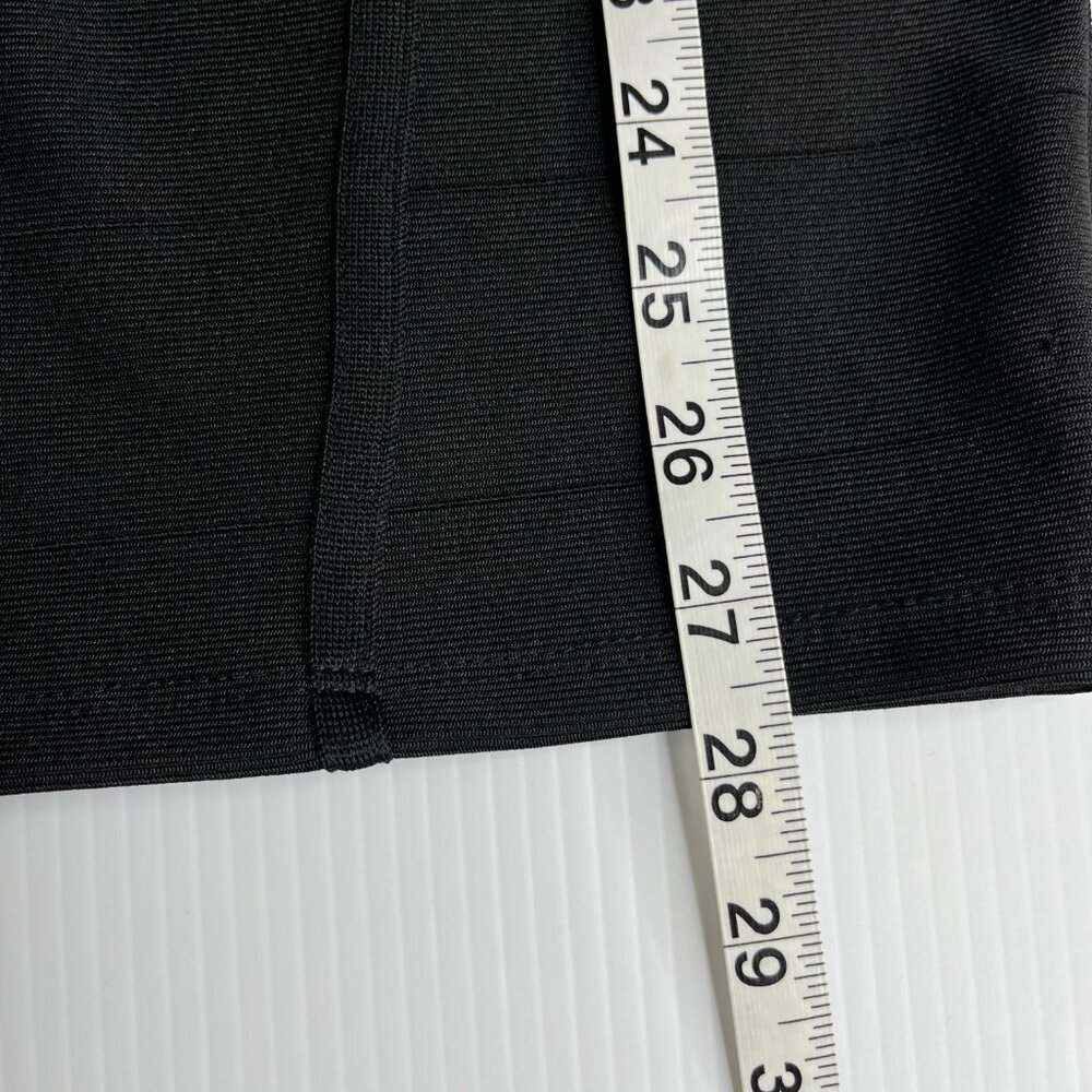 Black Bodycon Spaghetti Strap Dress Women’s Size Small Haute Monde - Picture 6 of 9